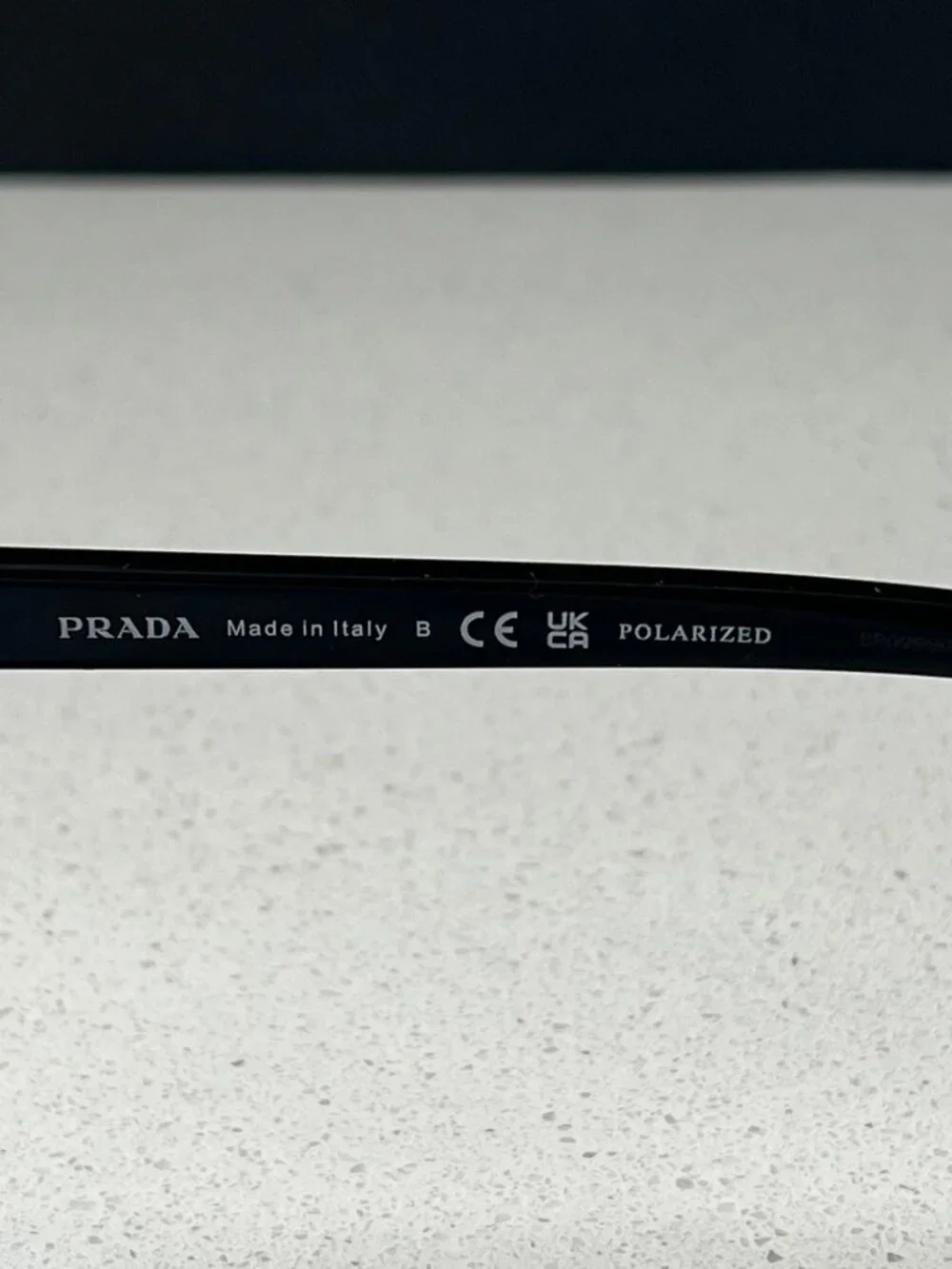 PRADA Low Bridge Square Women's black Sunglasses, PR 22ZSF - Picture 7 of 9